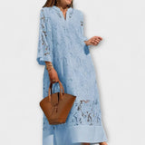 Valmere | Vestido com bordado de dália