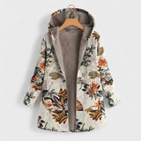 Briar | Vintage Floral Parka με Κουκούλα