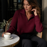 Everly™ | Κομψό Πλεκτό με Φερμουάρ