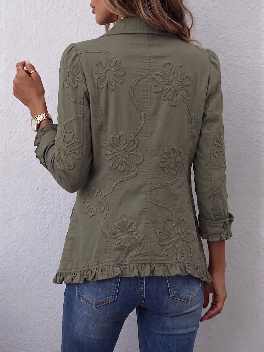 ASCENSIÓN | ΚΕΝΤΗΜΕΝΟ JACKET ΜΕ ΒΟΛΑΝ