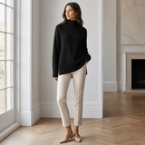 ROSAMINE | Camisola de Gola Alta em Malha Quente