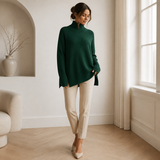 ROSAMINE | Camisola de Gola Alta em Malha Quente