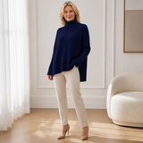 ROSAMINE | Camisola de Gola Alta em Malha Quente