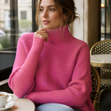 ROSAMINE | Camisola de Gola Alta em Malha Quente