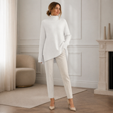 ROSAMINE | Camisola de Gola Alta em Malha Quente