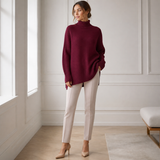 ROSAMINE | Camisola de Gola Alta em Malha Quente