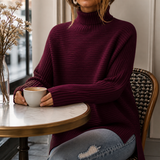 ROSAMINE | Camisola de Gola Alta em Malha Quente
